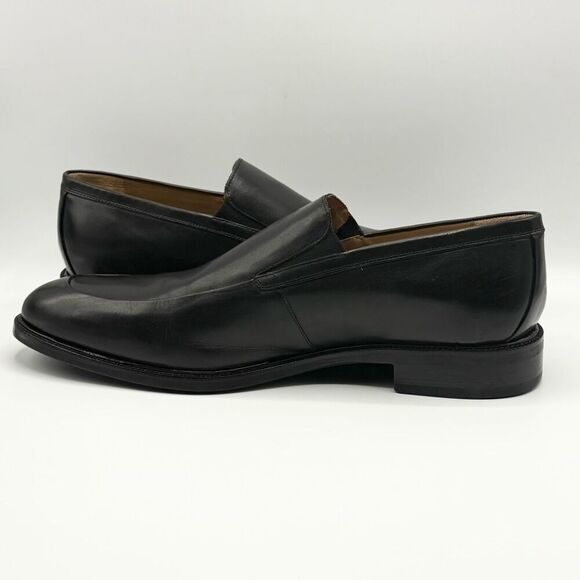 COLE HAAN GRAND OS Men's Dress Shoes Moc Toe Loafers Black Leather - US 15 Wide - Picture 6 of 13